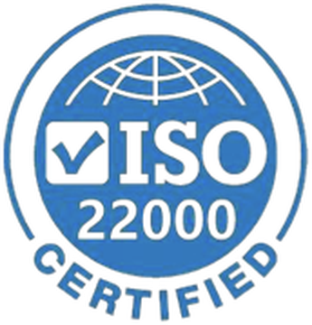 ISO 22000 certified
